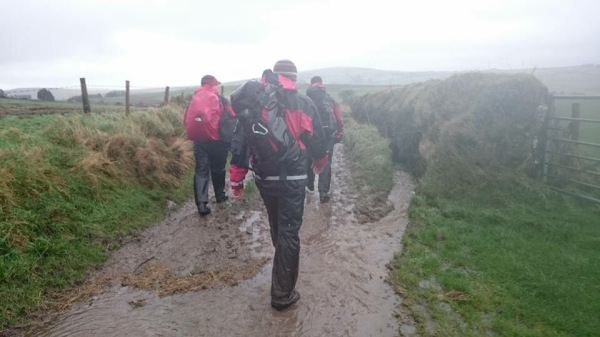 Team deploying to Tolborough Down